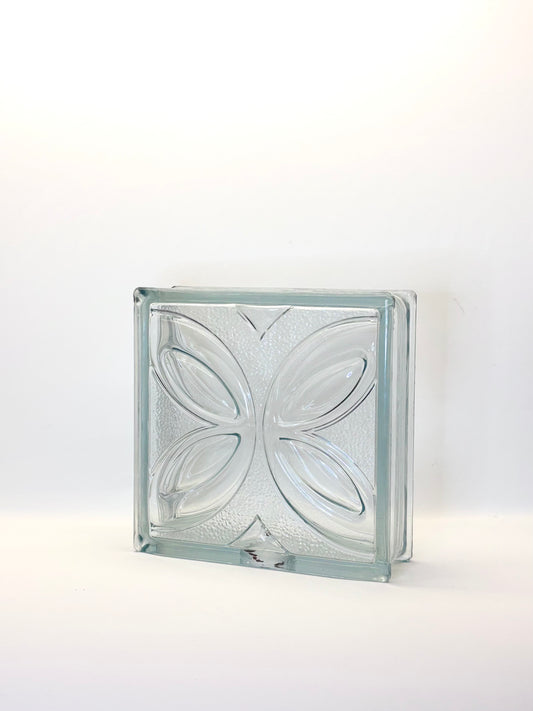 Tischlampe aus Vintage Glasbaustein: aaa