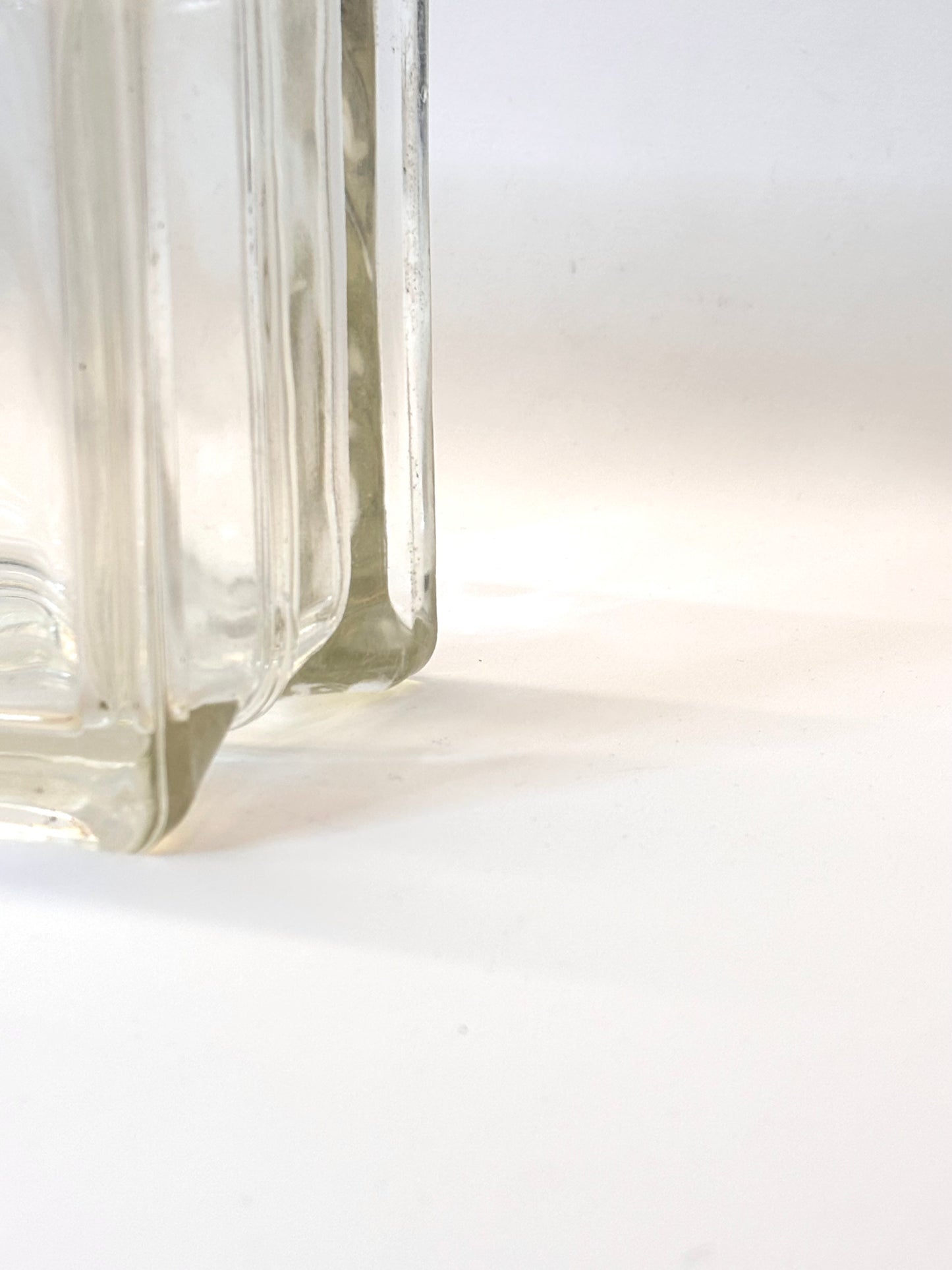 Tischlampe aus Vintage Glasbaustein: ppp - S