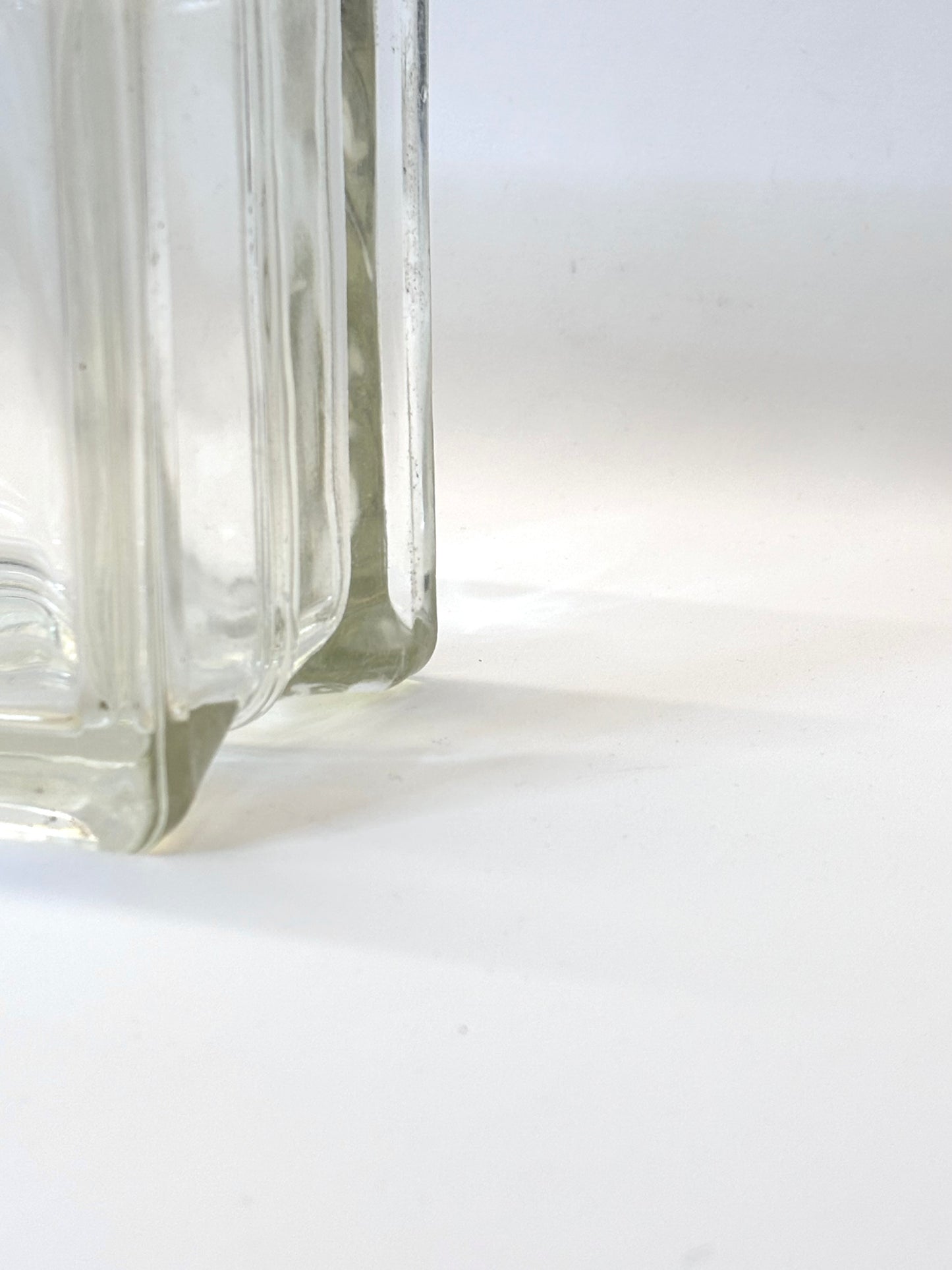 Tischlampe aus Vintage Glasbaustein: ööö - L